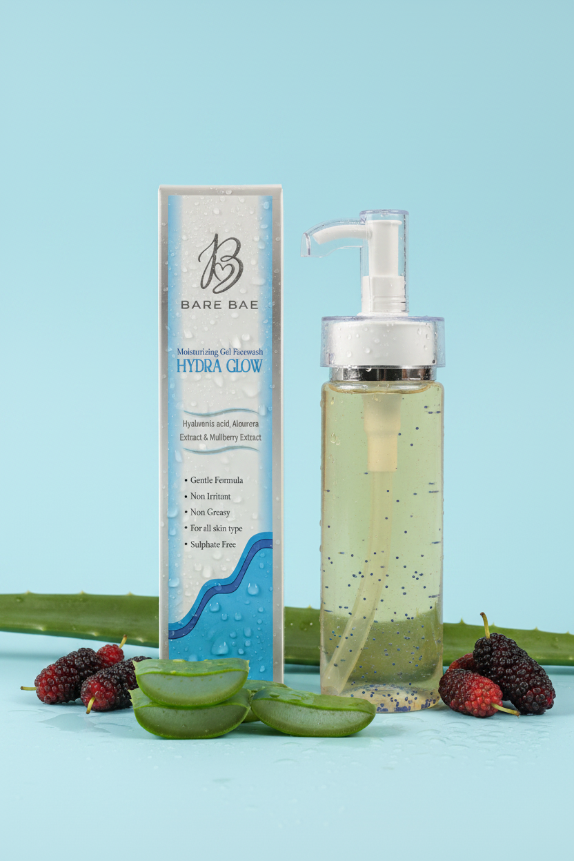 Hydra Glow Bottle + Box Blue